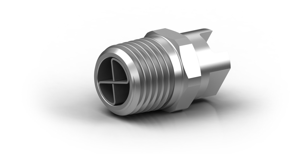 15K Tungsten Carbide 15-Degree and 25-Degree Fan Tip MNPT Nozzle