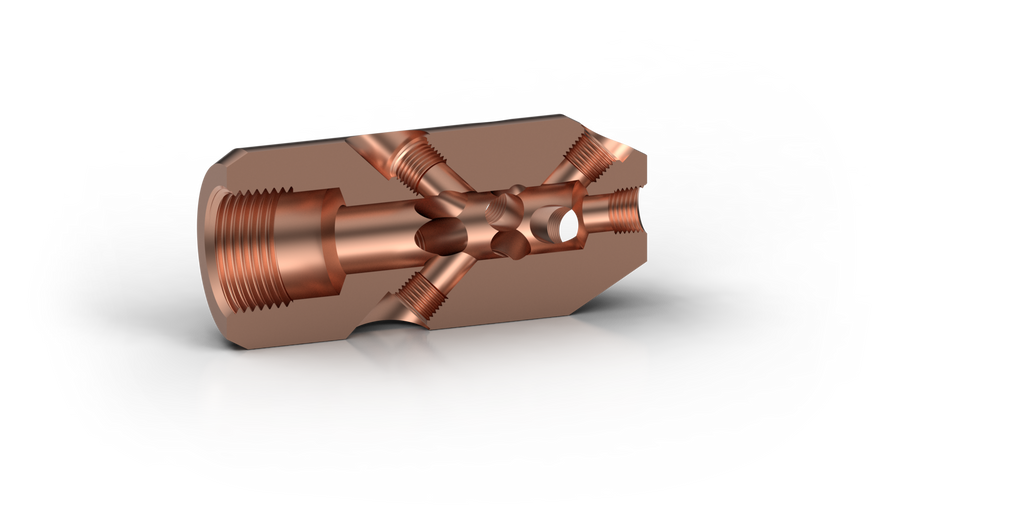 15K DPLM Pineapple Line Mole Nozzle