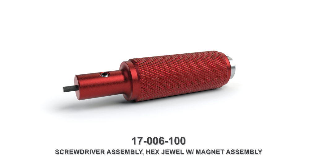 Hex Jewel Screwdriver with Magnet Assembly
