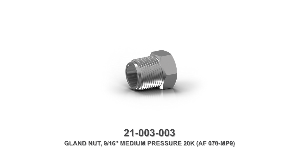20K 9/16" MP Gland Nut