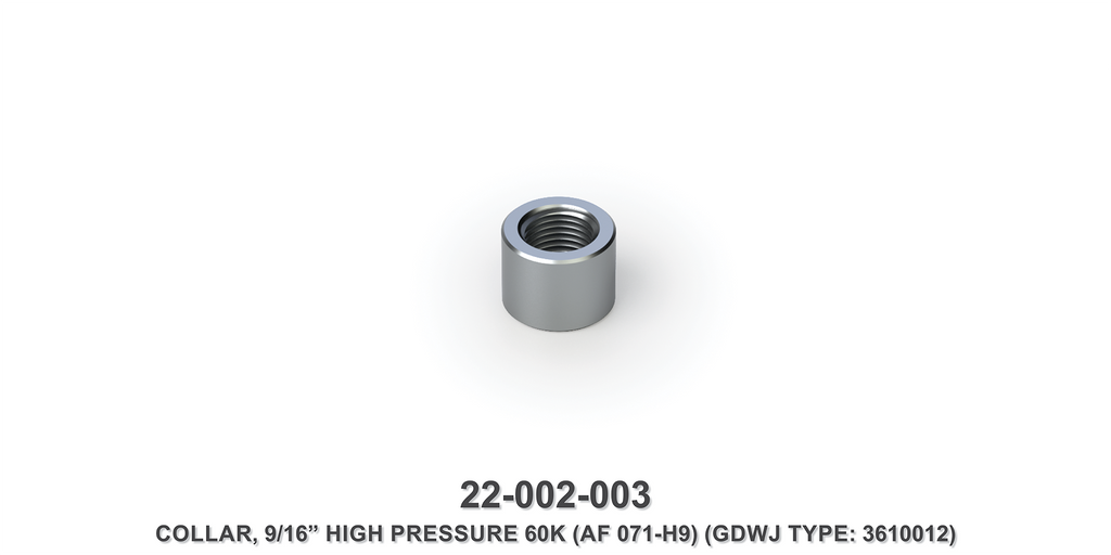60K 9/16" HP Collar