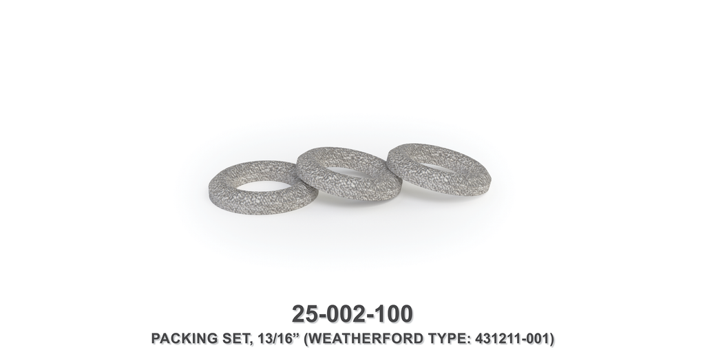 13/16" Packing Set - Weatherford Type