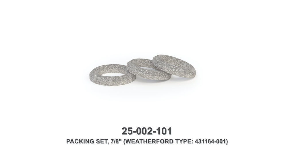 7/8" Packing Set - Weatherford Type