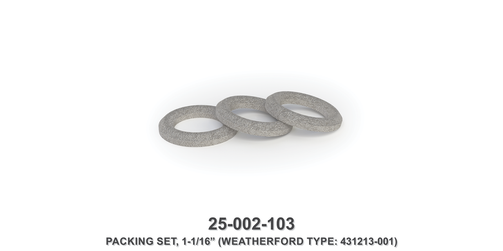 1-1/16" Packing Set - Weatherford Type