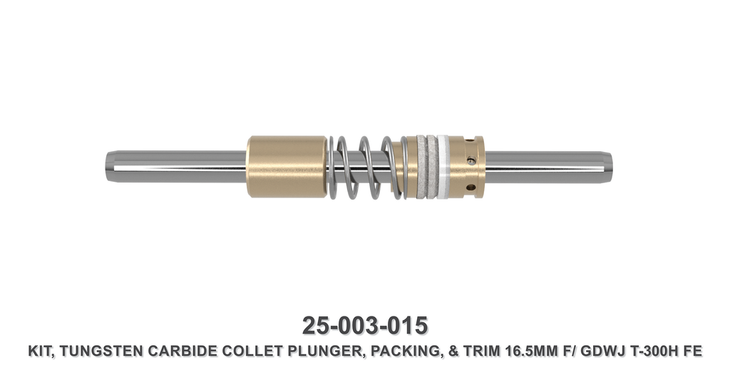 16.5 mm Tungsten Carbide Collet Plunger Kit - Gardner Denver / Butterworth Type
