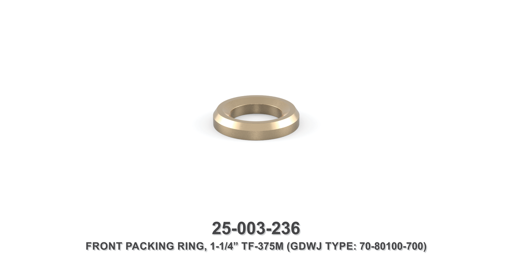 15K 1-1/4" TF-375M Front Packing Ring - Gardner Denver / Butterworth Type