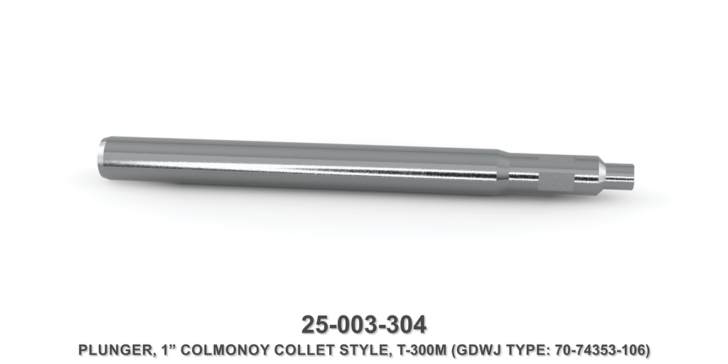 1" Colmonoy Collet Style Plunger - Gardner Denver / Butterworth Type