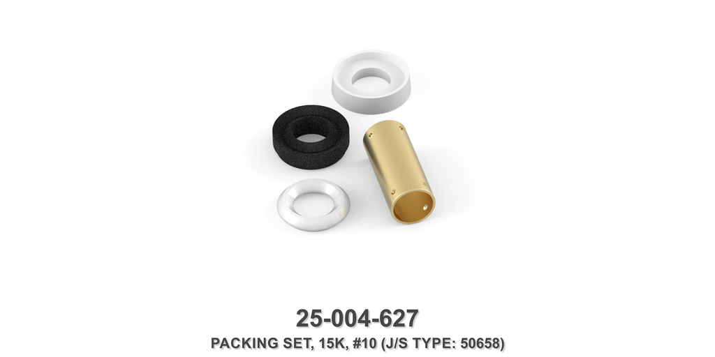 15K Packing Set - Size 10 Plunger - Jetstream Type