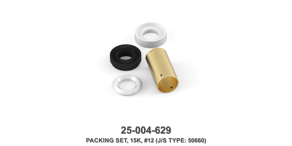 15K Packing Set - Size 12 Plunger - Jetstream Type