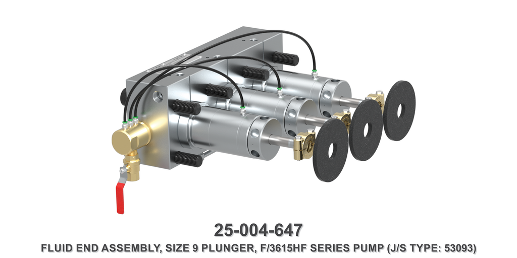 15K Size 9 Plunger Fluid End Assembly - Type 3615HF