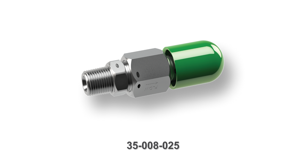 15K 1/2" NPTM Rupture Disc Assembly