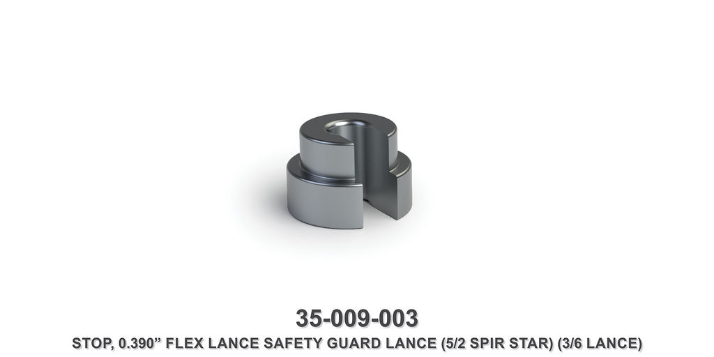 0.390" Flex Lance Safety Guard Lance Stop
