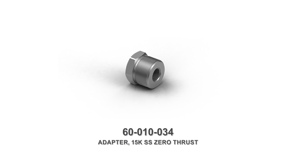 15K Zero Thrust Stainless Steel Adapter