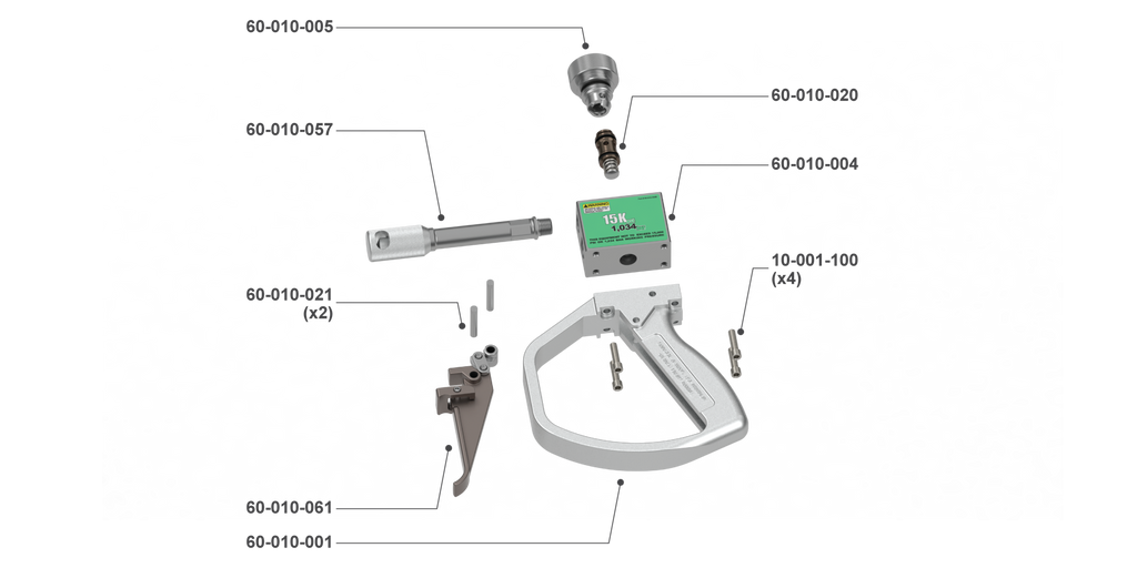 15K Dump Gun Handle Assembly