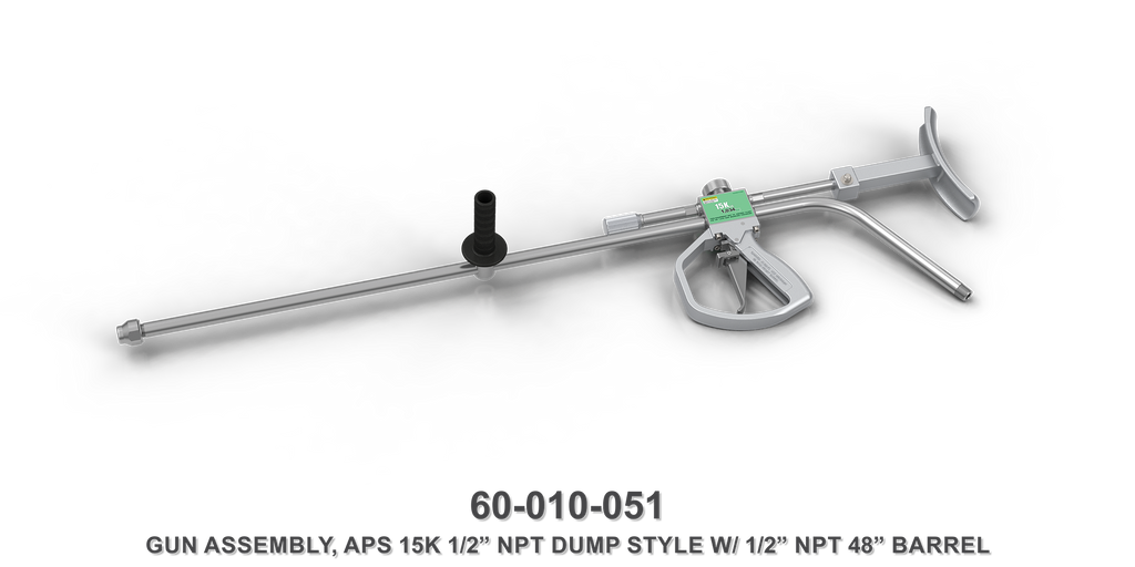15K Hand-Held Dump Gun with 1/2" NPT Barrel