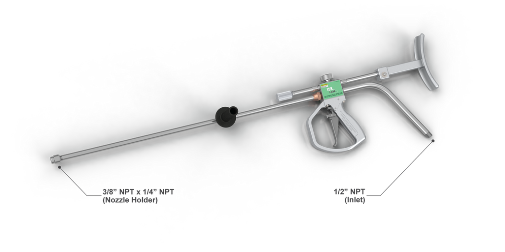 15K Hand-Held Dump Gun with 3/8" NPT Barrel