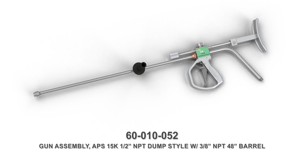 15K Hand-Held Dump Gun with 3/8" NPT Barrel