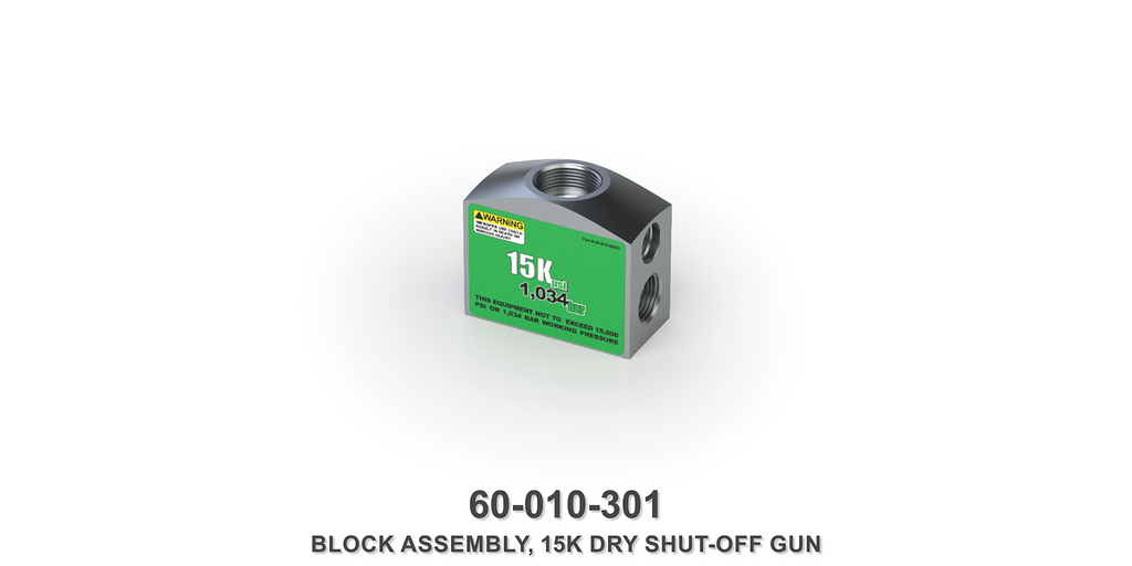 15K Dry Shut-Off Block Assembly