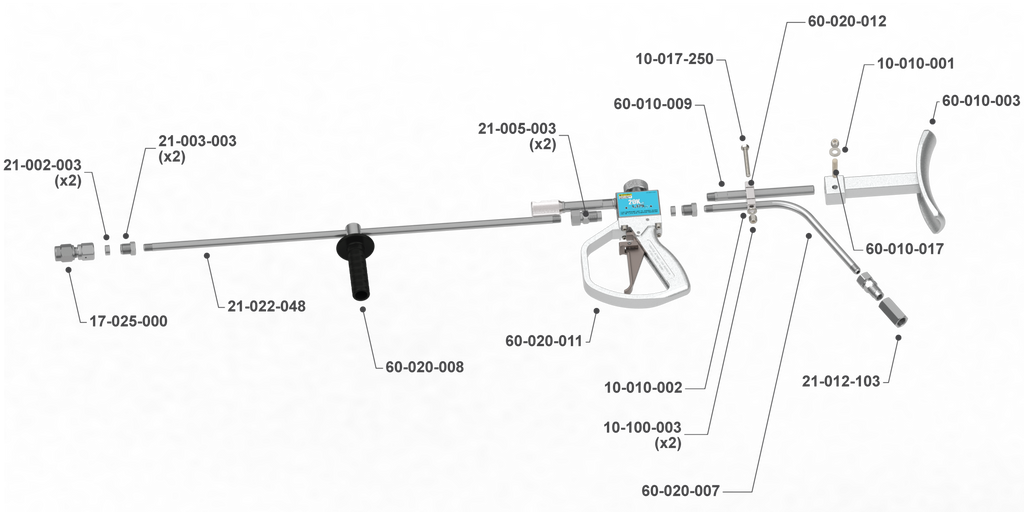 20K Hand-Held Dump Gun with 9/16" MP Barrel