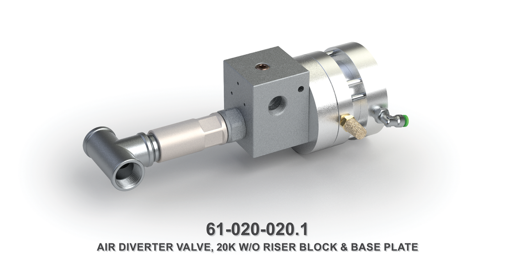 20K Air Diverter Valve without Base Plate or Riser Block