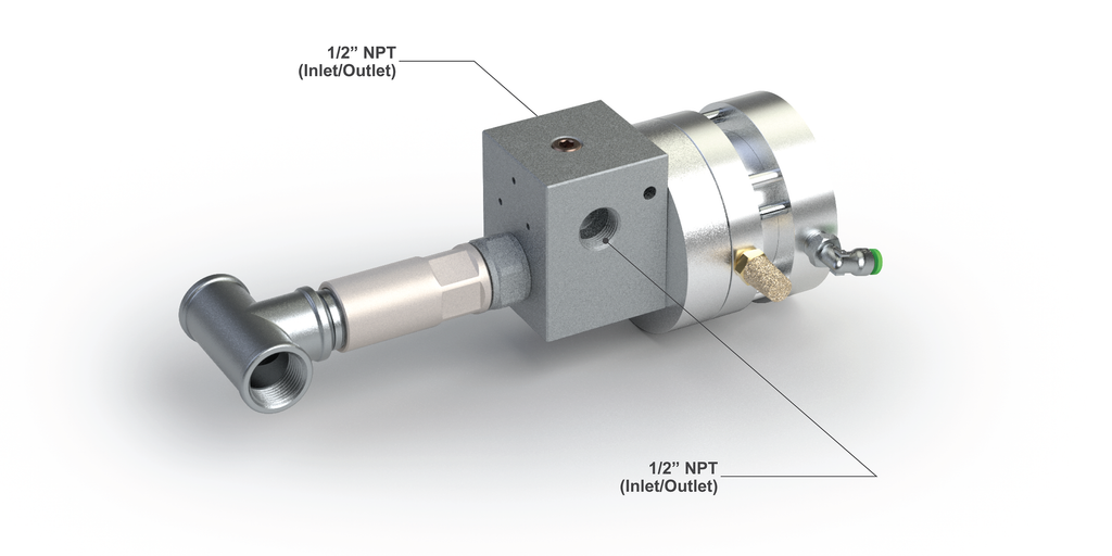 20K Air Diverter Valve without Base Plate or Riser Block