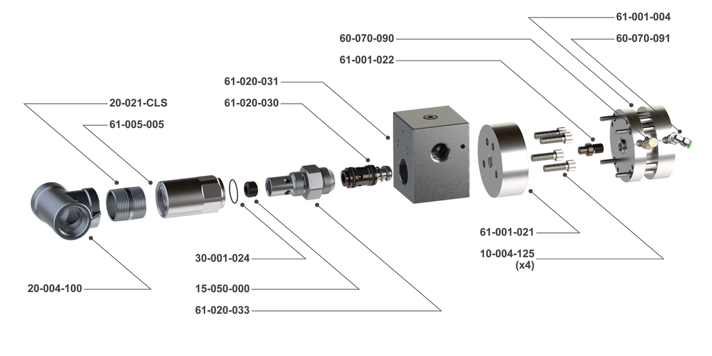 20K High Volume Air Diverter Valve without Base Plate