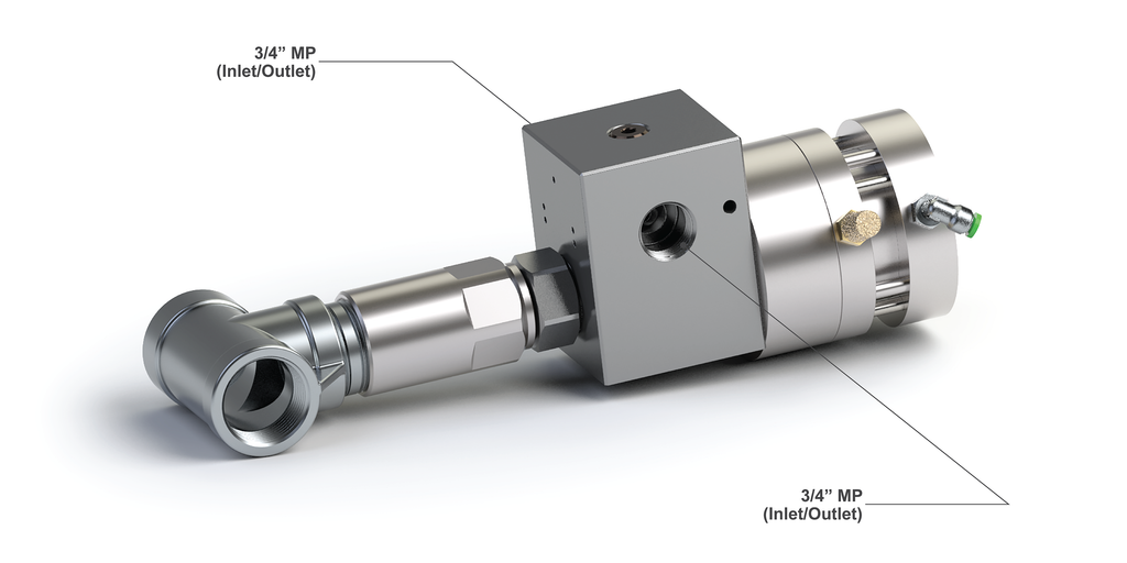 20K High Volume Air Diverter Valve without Base Plate