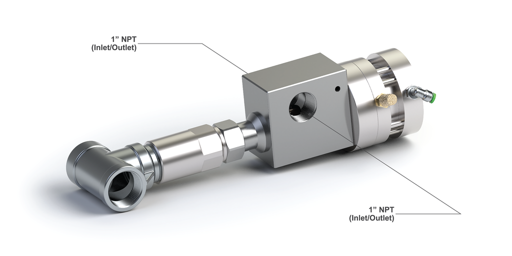 15K High Volume Air Diverter Valve without Base Plate