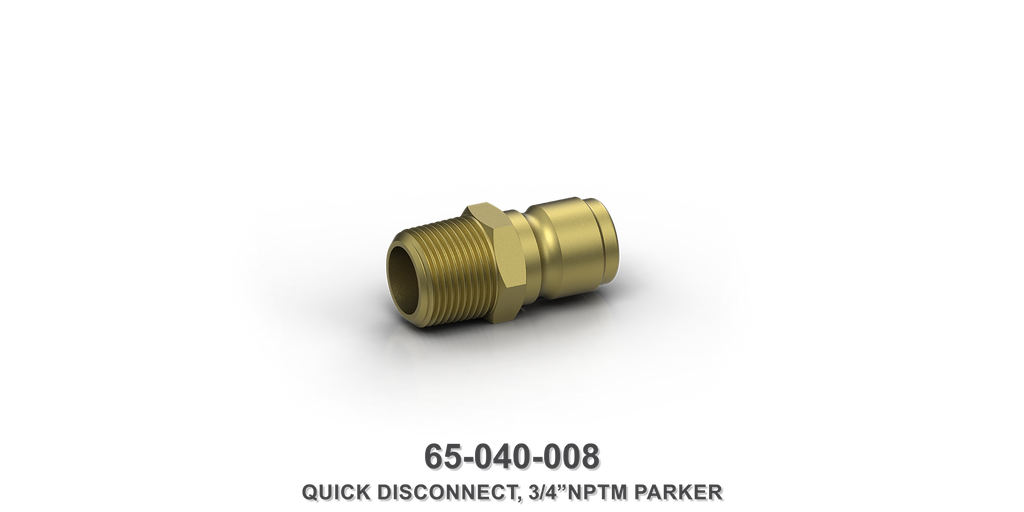3/4" NPTM Parker Quick Disconnect