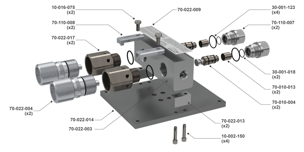 15K psi FLOW DIVIDER VALVE