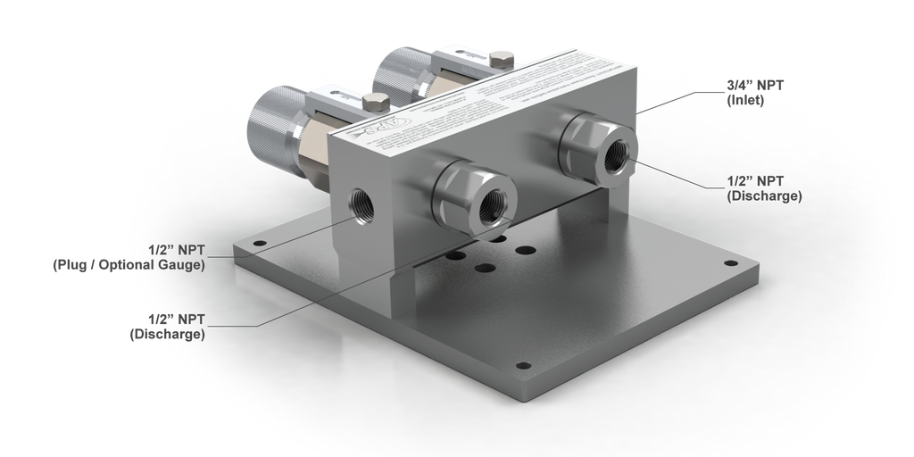15K psi FLOW DIVIDER VALVE