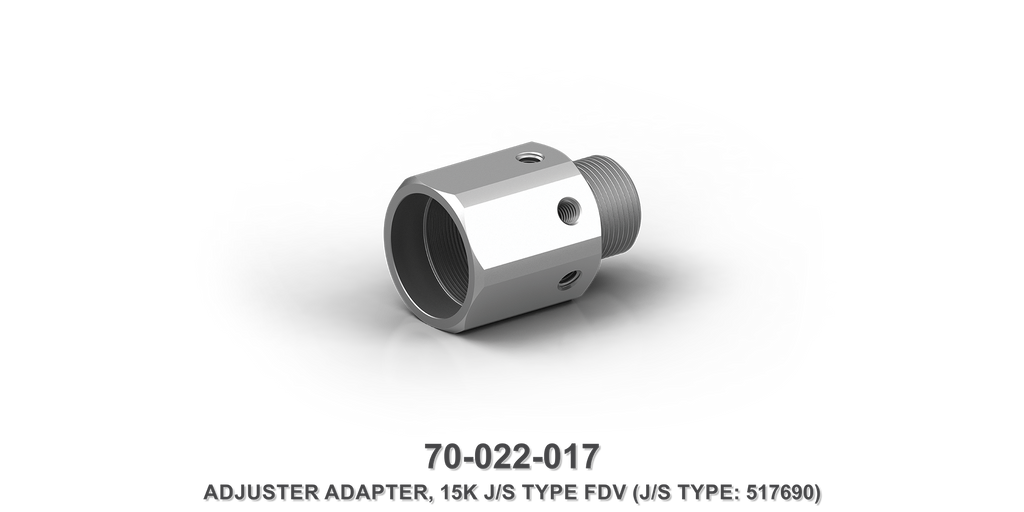 15K Flow Divider Valve Adjuster Adapter
