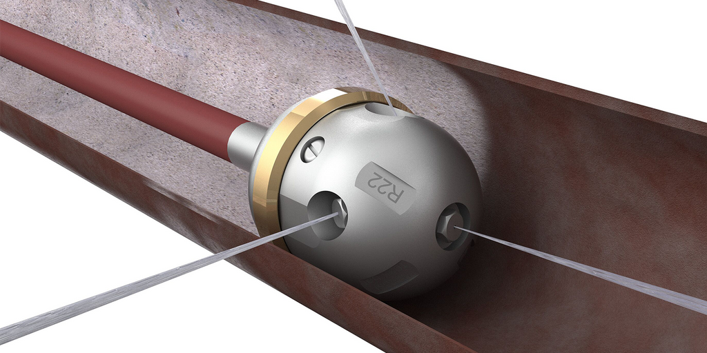 StoneAge 4" Badger in Pipe