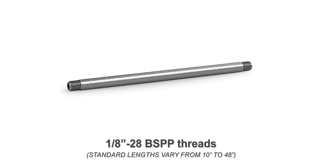15K 1/8"-28 BSPP Pipe Nipple