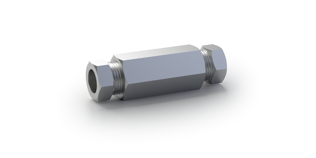 20K Autoclave Style Straight Coupler