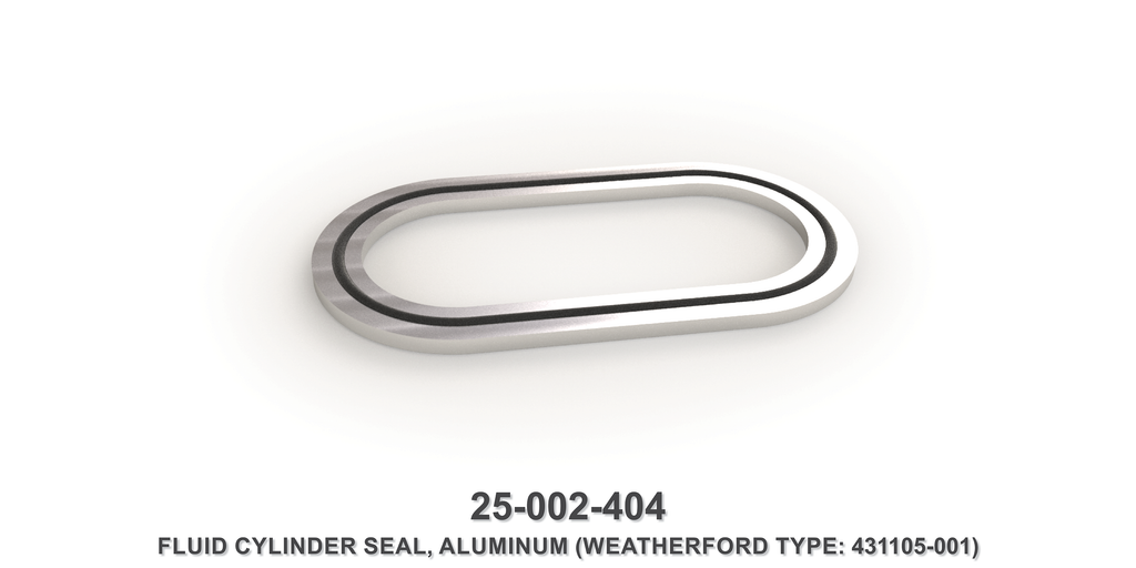 Aluminum Fluid Cylinder Seal - Weatherford Type