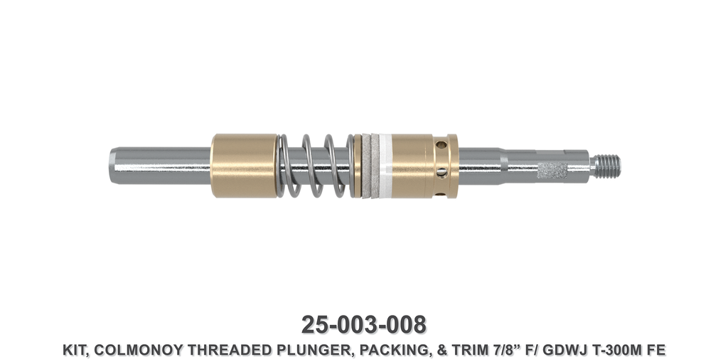 7/8" Colmonoy Threaded Plunger Kit - Gardner Denver / Butterworth Type
