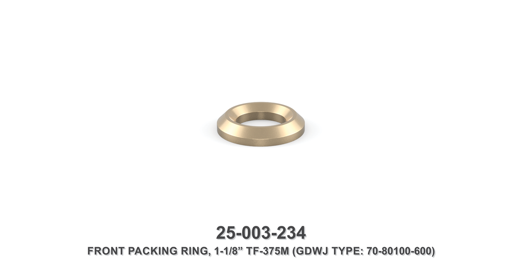 15K 1-1/8" TF-375M Front Packing Ring - Gardner Denver / Butterworth Type