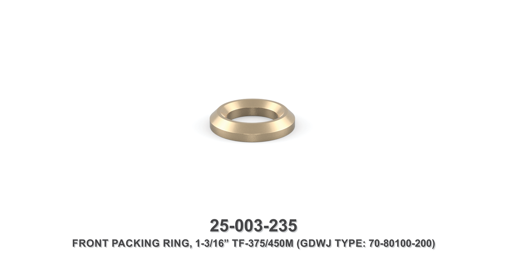 15K 1-3/16" TF-375M/450M Front Packing Ring - Gardner Denver / Butterworth Type