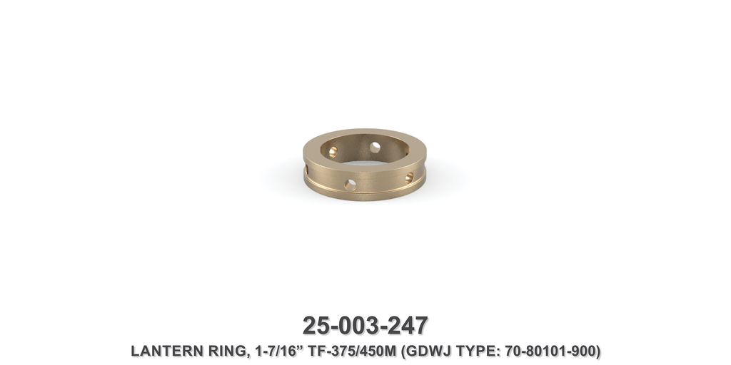 15K 1-7/16" TF-375M/450M Lantern Ring - Gardner Denver / Butterworth Type