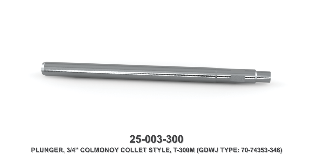 3/4" Colmonoy Collet Style Plunger - Gardner Denver / Butterworth Type