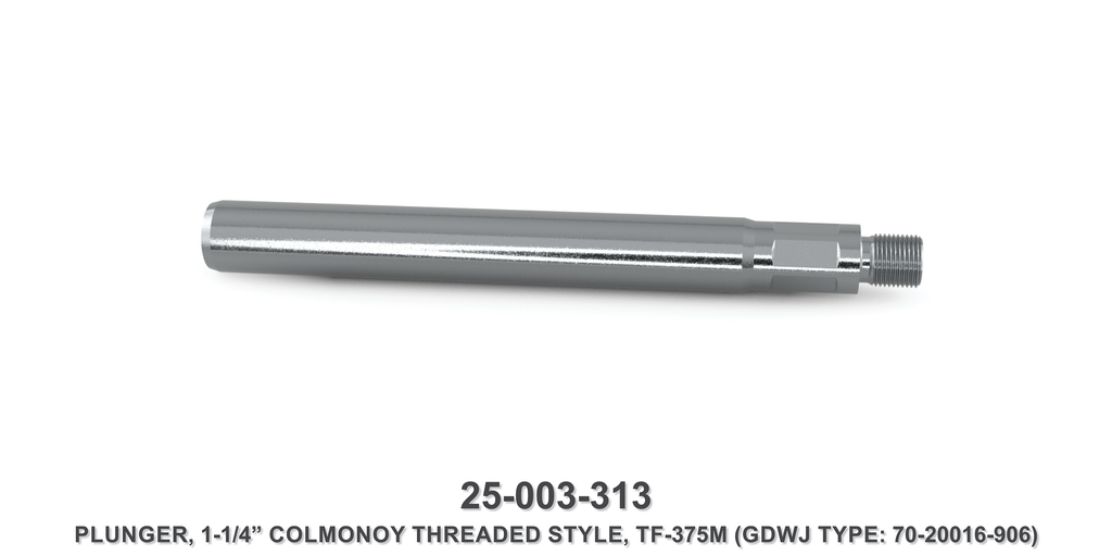 15K 1-1/4" TF-375M Colmonoy Threaded Style Plunger - Gardner Denver / Butterworth Type