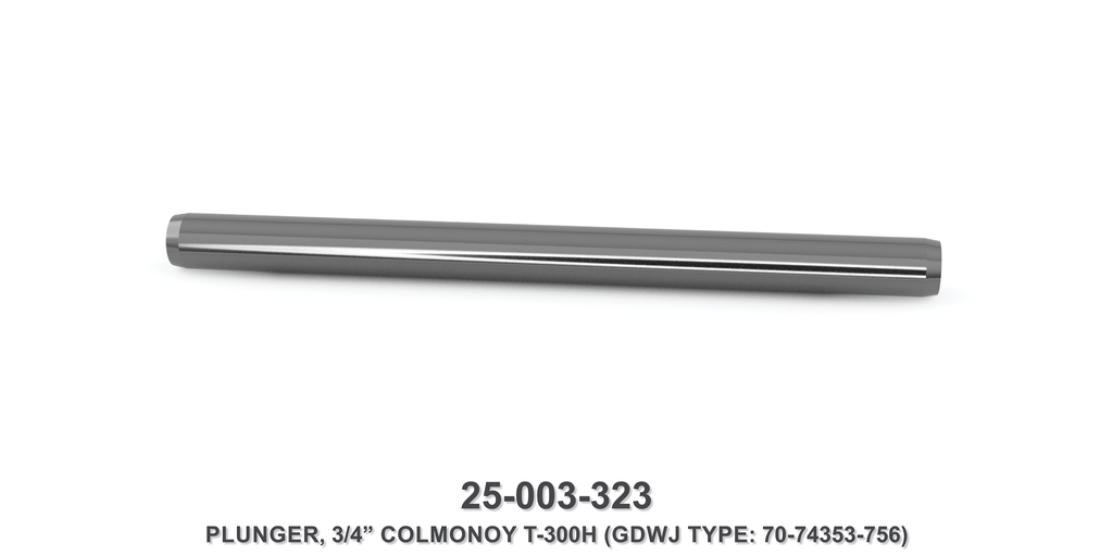 3/4" T-300H Colmonoy Plunger - Gardner Denver / Butterworth Type