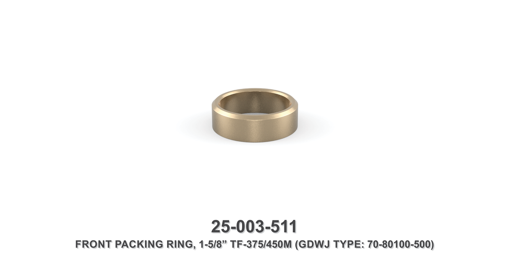 15K 1-5/8" TF-375M/450M Front Packing Ring - Gardner Denver / Butterworth Type