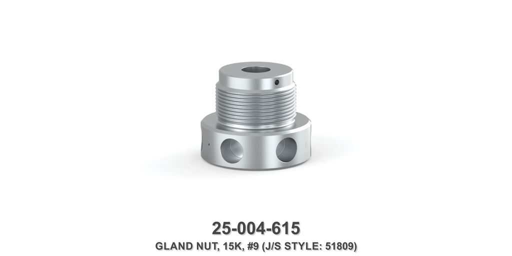 15K Gland Nut - Size 9 Plunger - Jetstream Type