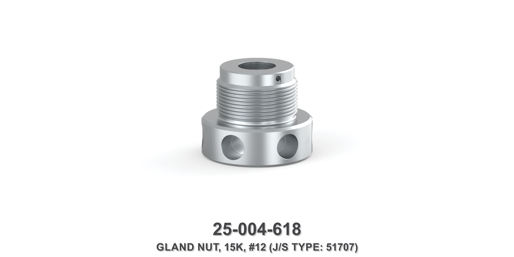 15K Gland Nut - Size 12 Plunger - Jetstream Type
