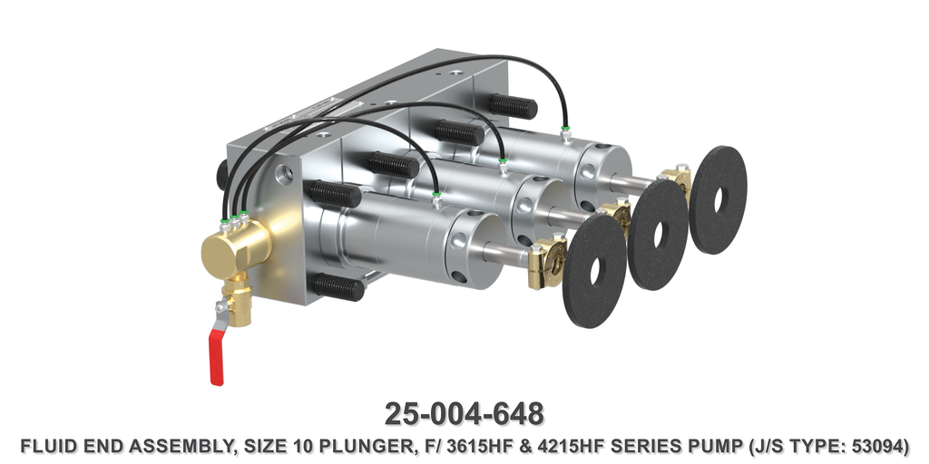 15K Size 10 Plunger Fluid End Assembly - Types 4215HF & 3615HF
