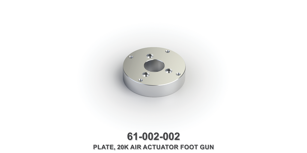 20K Air Actuator Foot Gun Plate
