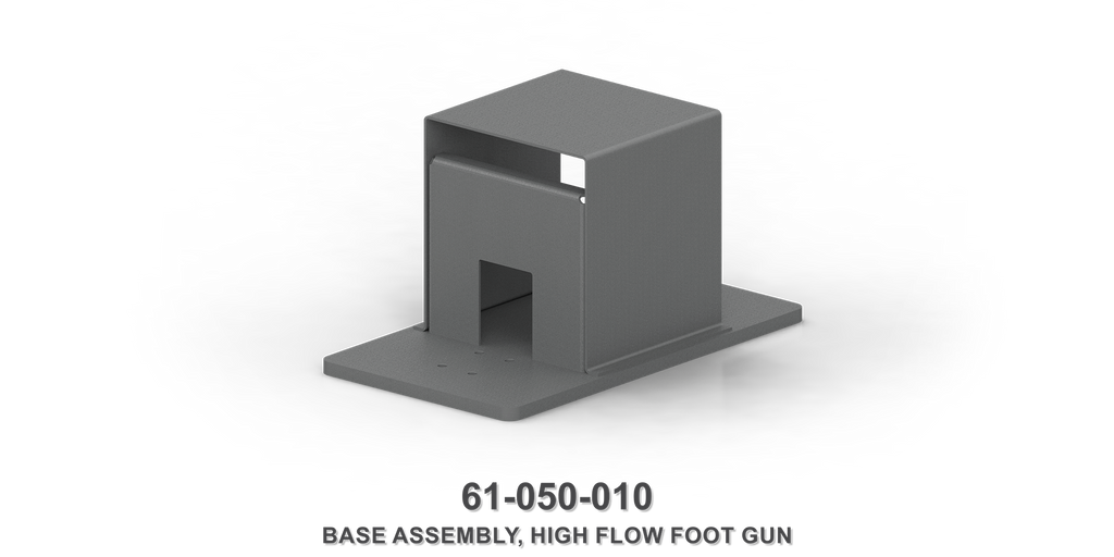 High Flow Foot Gun Base Assembly