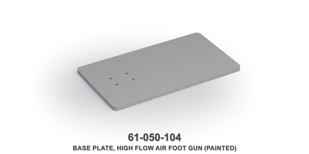 High Flow Air Foot Gun Base Plate (Painted)